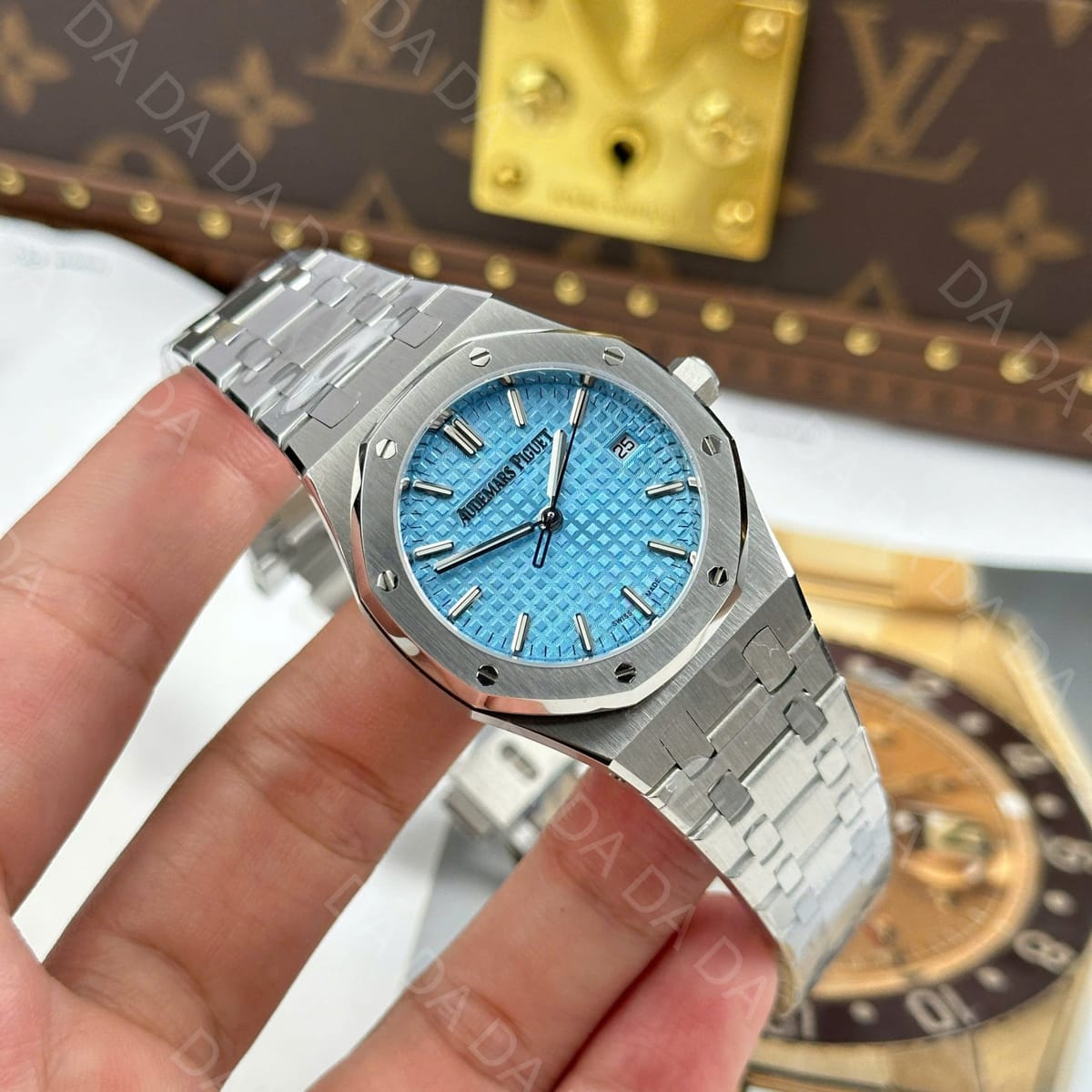 오데마피게 로얄오크 77450 아이스블루 34mm 3