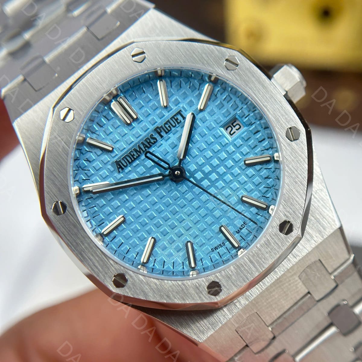 오데마피게 로얄오크 77450 아이스블루 34mm 4