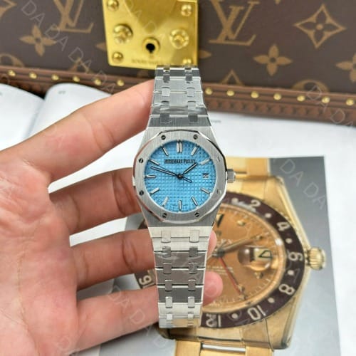 오데마피게 로얄오크 77450 아이스블루 34mm
