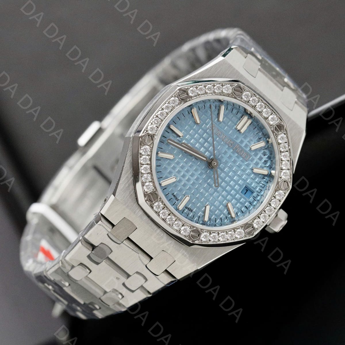 오데마피게 로얄오크 77450 아이스블루 다이아베젤 34mm 3