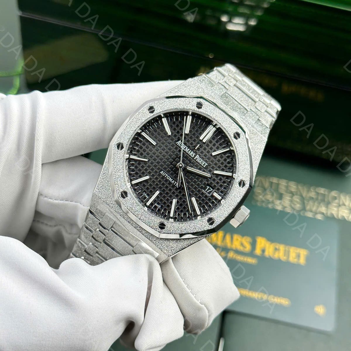 오데마피게 로얄오크 15410 프로스티드 검판 41mm 3
