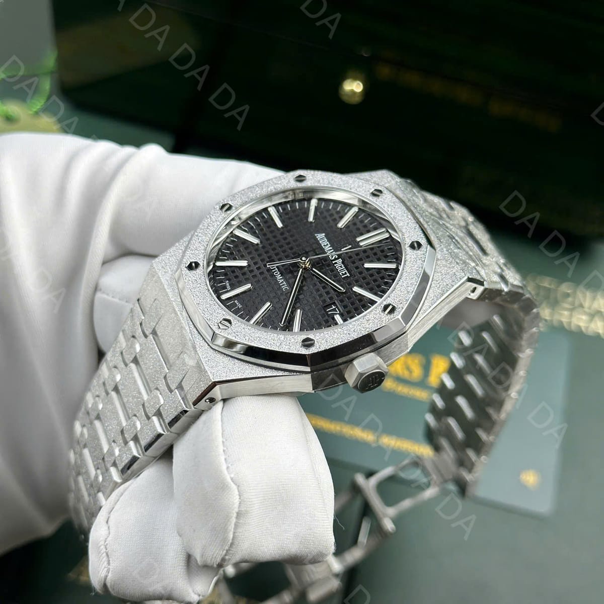 오데마피게 로얄오크 15410 프로스티드 검판 41mm 5