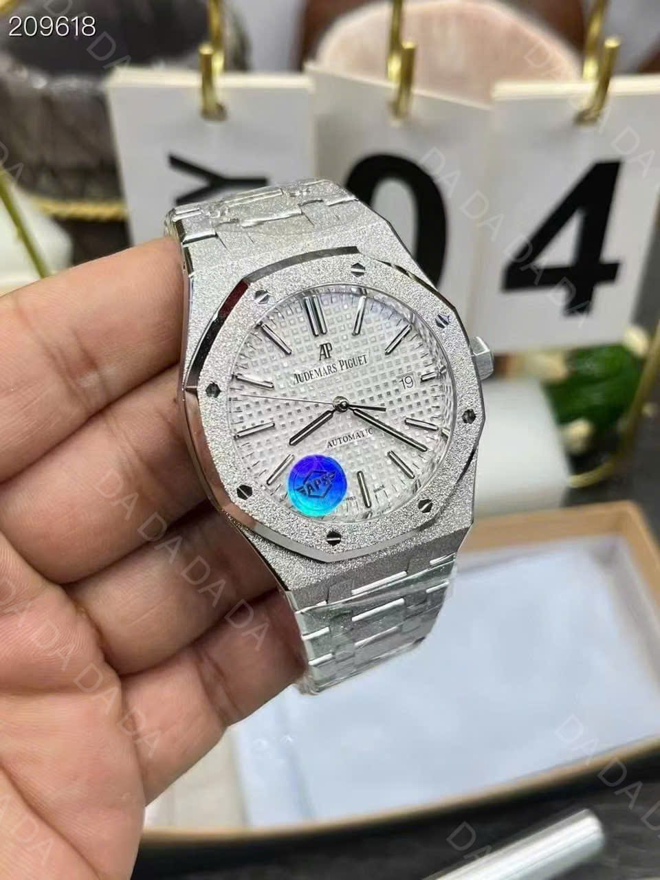 오데마피게 로얄오크 15410 프로스티드 흰판 41mm 7