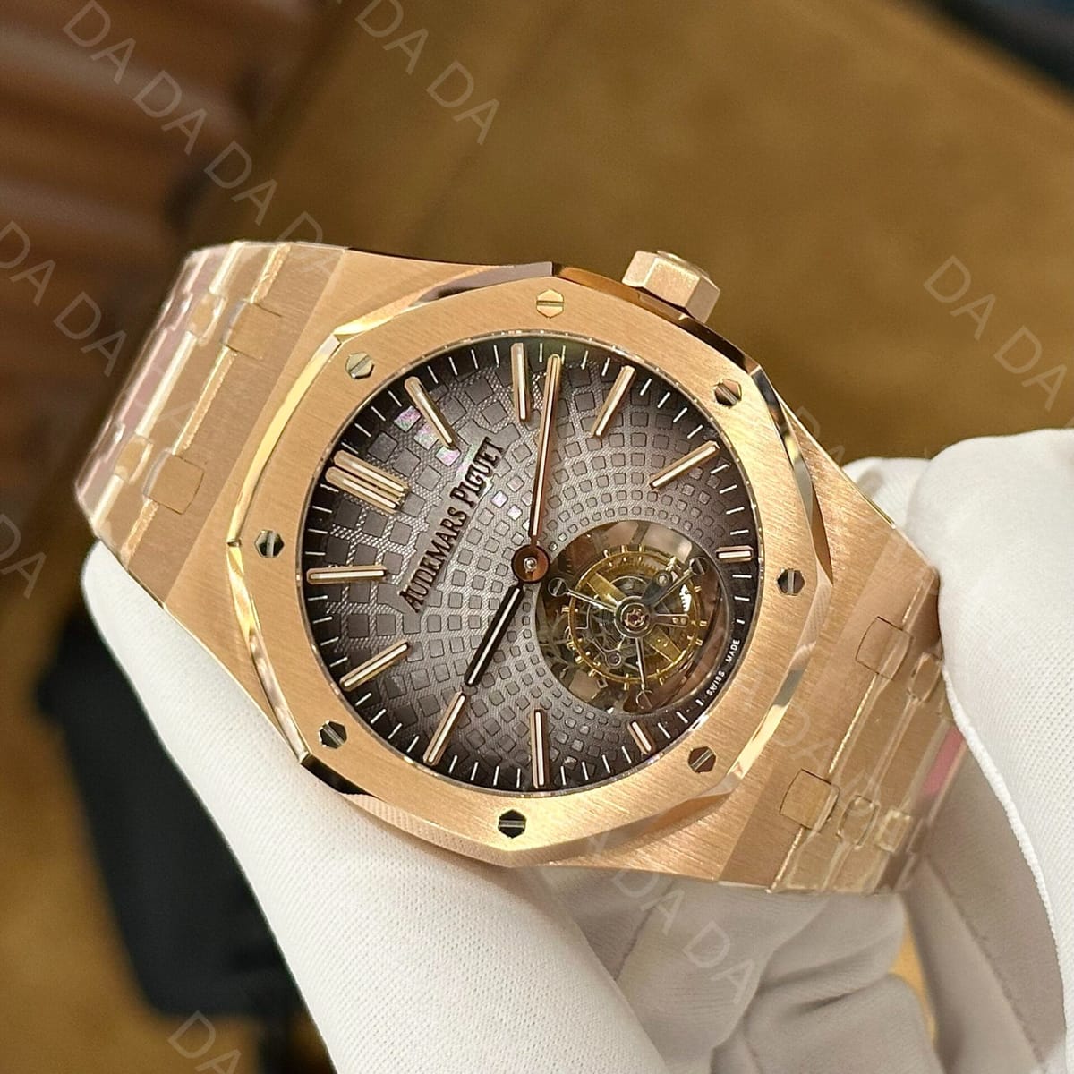 오데마피게 로얄오크 26530 플라잉 뚜르비옹 금통 그레이다이얼 41mm 3