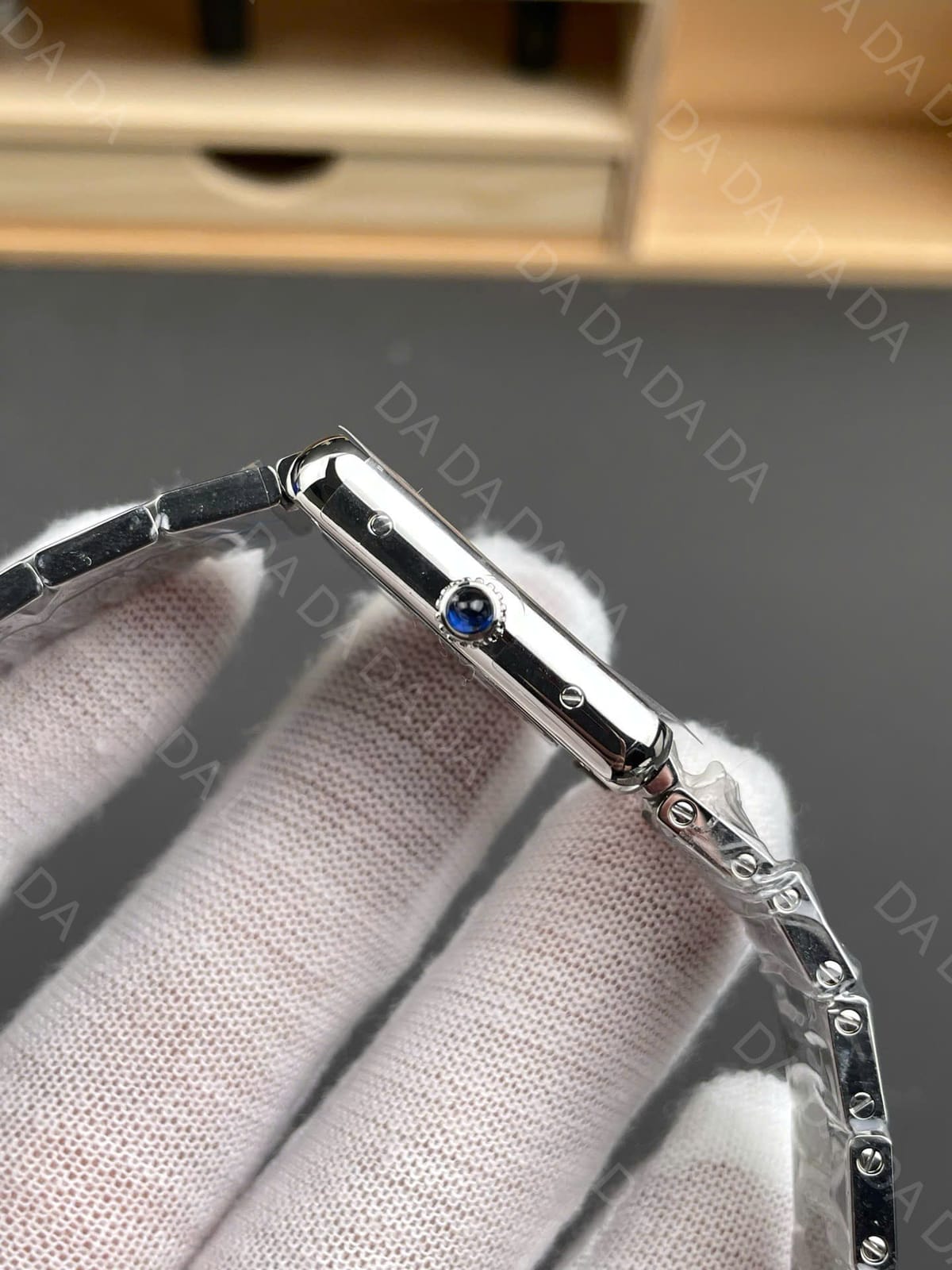 까르띠에 탱크 솔로 스틸 다이아베젤 라지 31x40mm 5