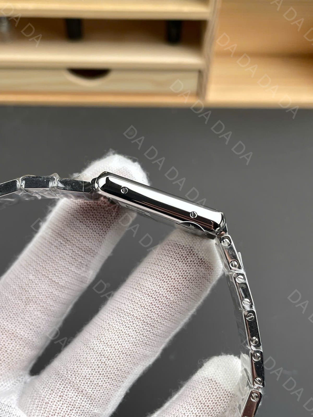 까르띠에 탱크 솔로 스틸 다이아베젤 라지 31x40mm 6