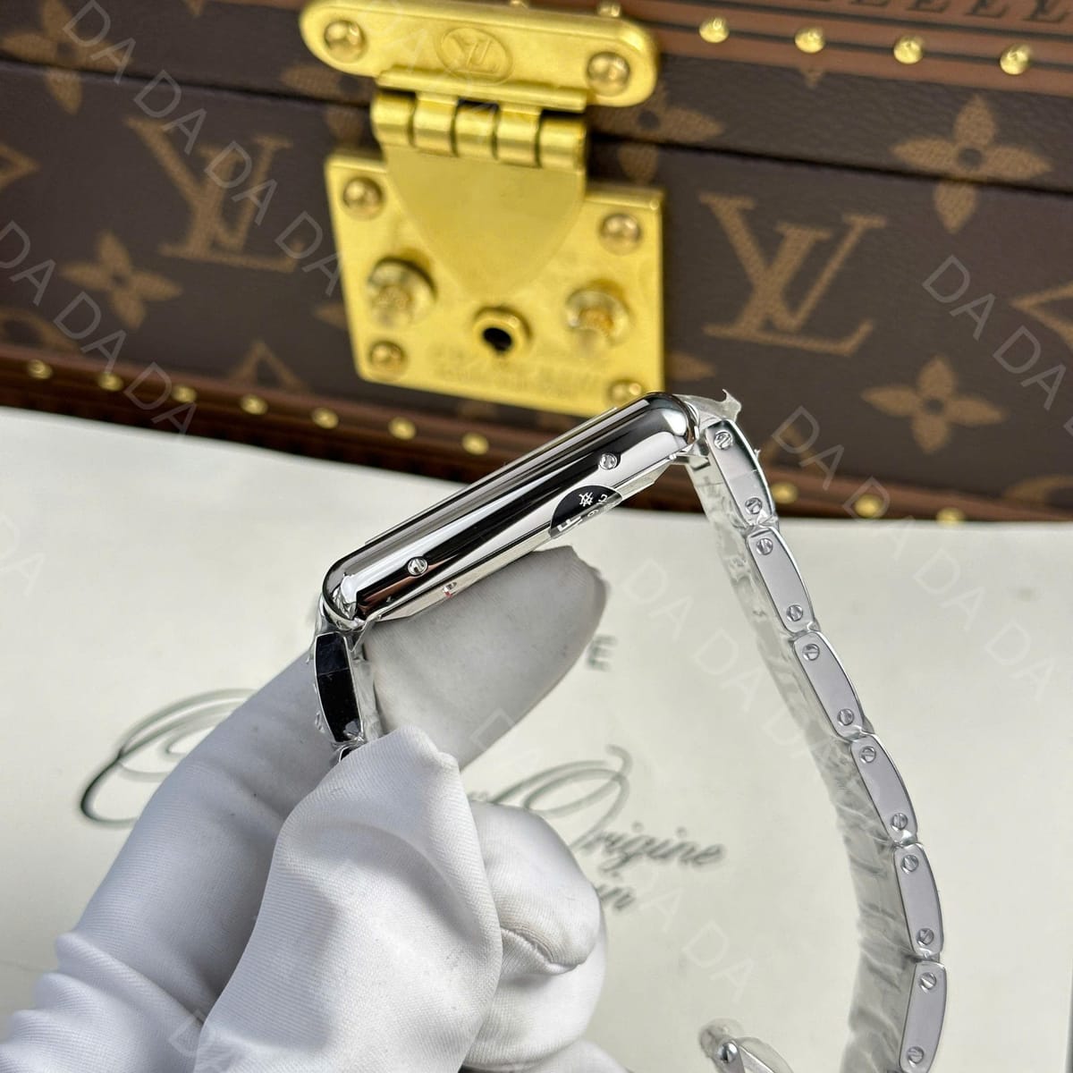 까르띠에 탱크 머스트 엑스트라 라지 스틸 31x41mm 9