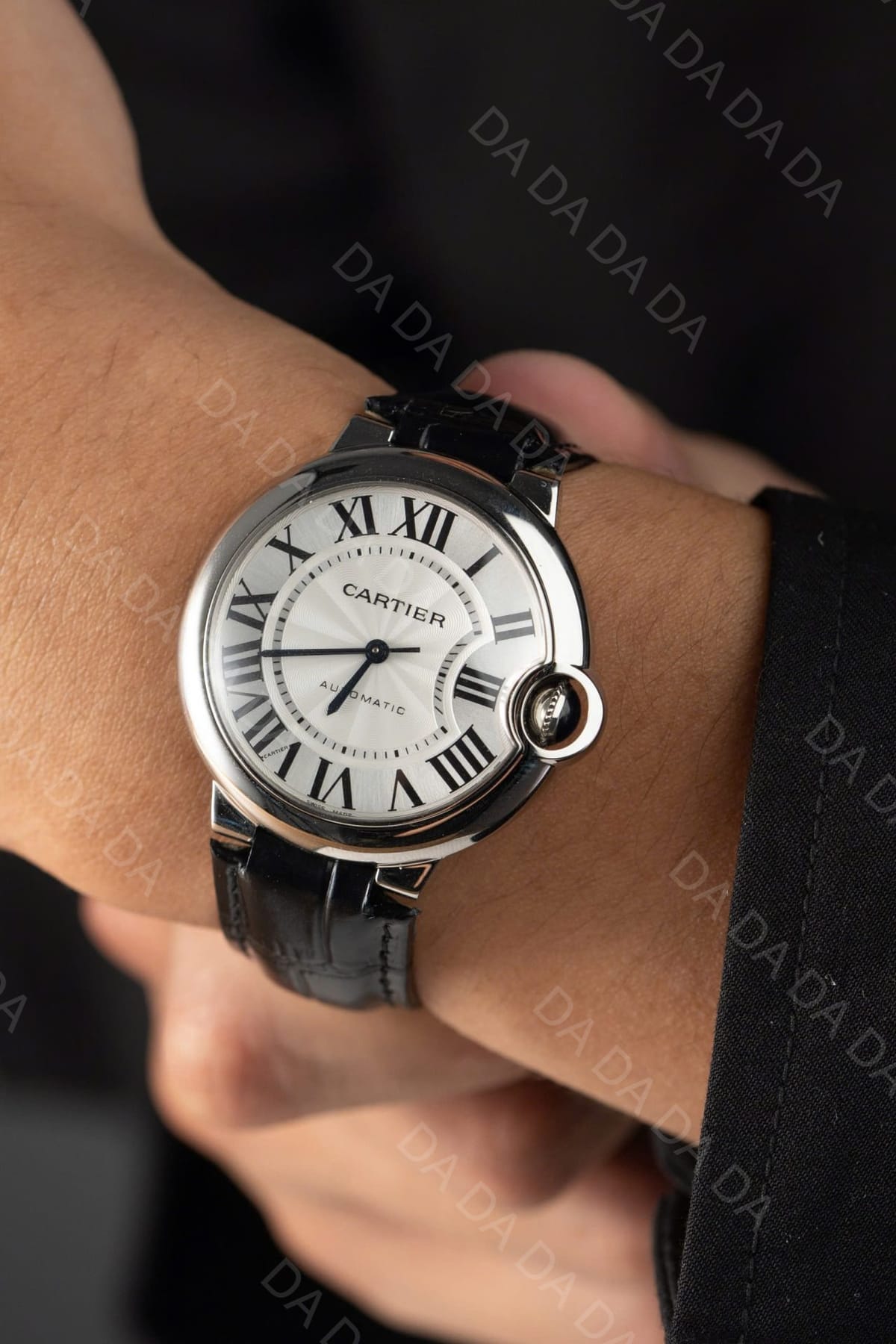 까르띠에 발롱블루 가죽밴드 오토메틱 36mm 6