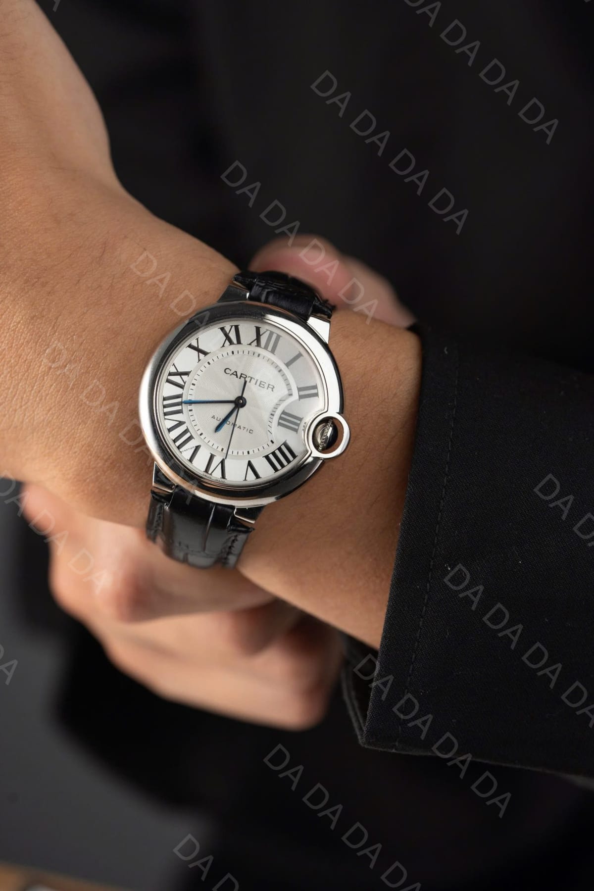 까르띠에 발롱블루 가죽밴드 오토메틱 36mm 7