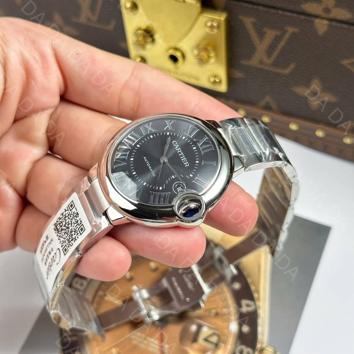 까르띠에 발롱블루 그레이다이얼 오토메틱 40mm 5