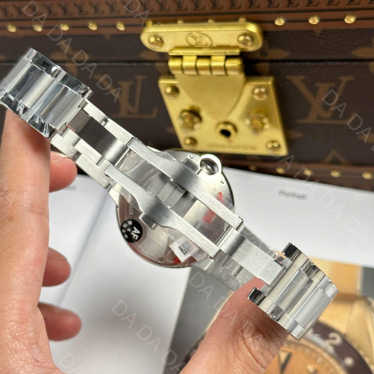 까르띠에 발롱블루 그레이다이얼 오토메틱 40mm 12