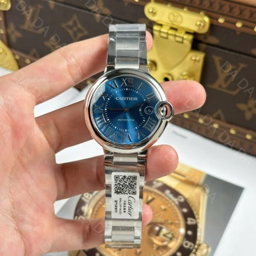 까르띠에 발롱블루 스틸 청판 오토메틱 40mm