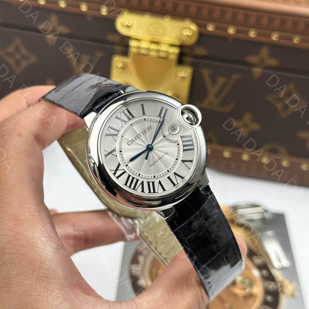까르띠에 발롱블루 가죽밴드 오토메틱 40mm 5