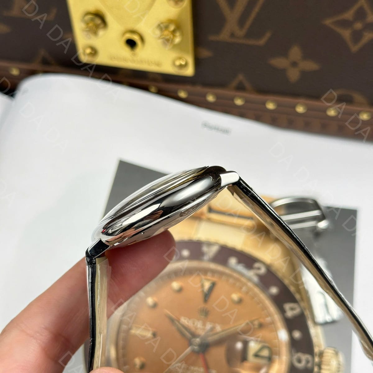 까르띠에 발롱블루 가죽밴드 오토메틱 40mm 10