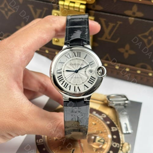 까르띠에 발롱블루 가죽밴드 오토메틱 40mm