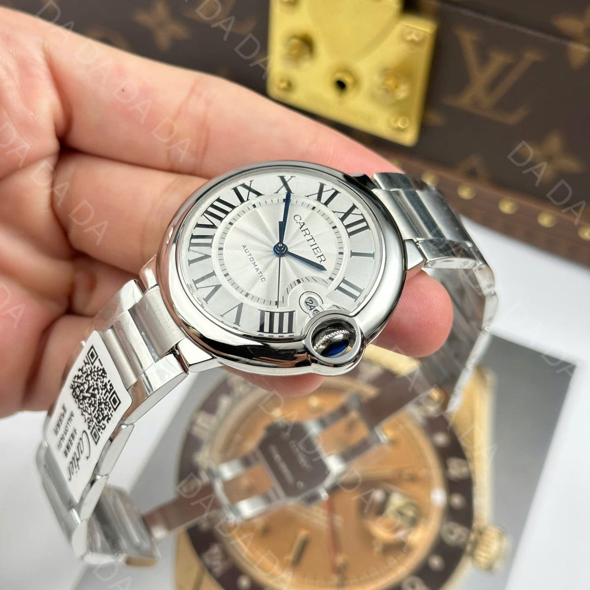 까르띠에 발롱블루 스틸 오토메틱 40mm 4
