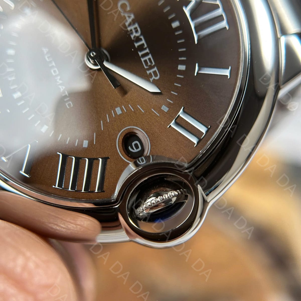 까르띠에 발롱블루 스틸 브라운 40mm 7