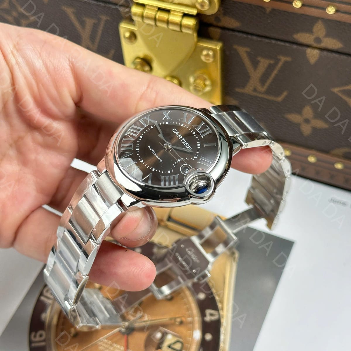까르띠에 발롱블루 스틸 브라운 40mm 8