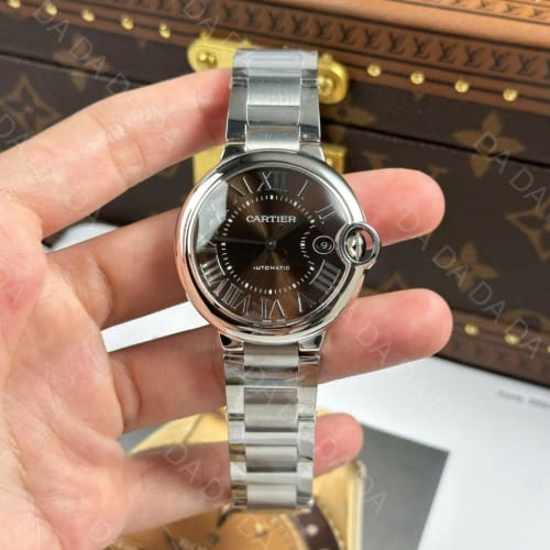 까르띠에 발롱블루 스틸 브라운 40mm