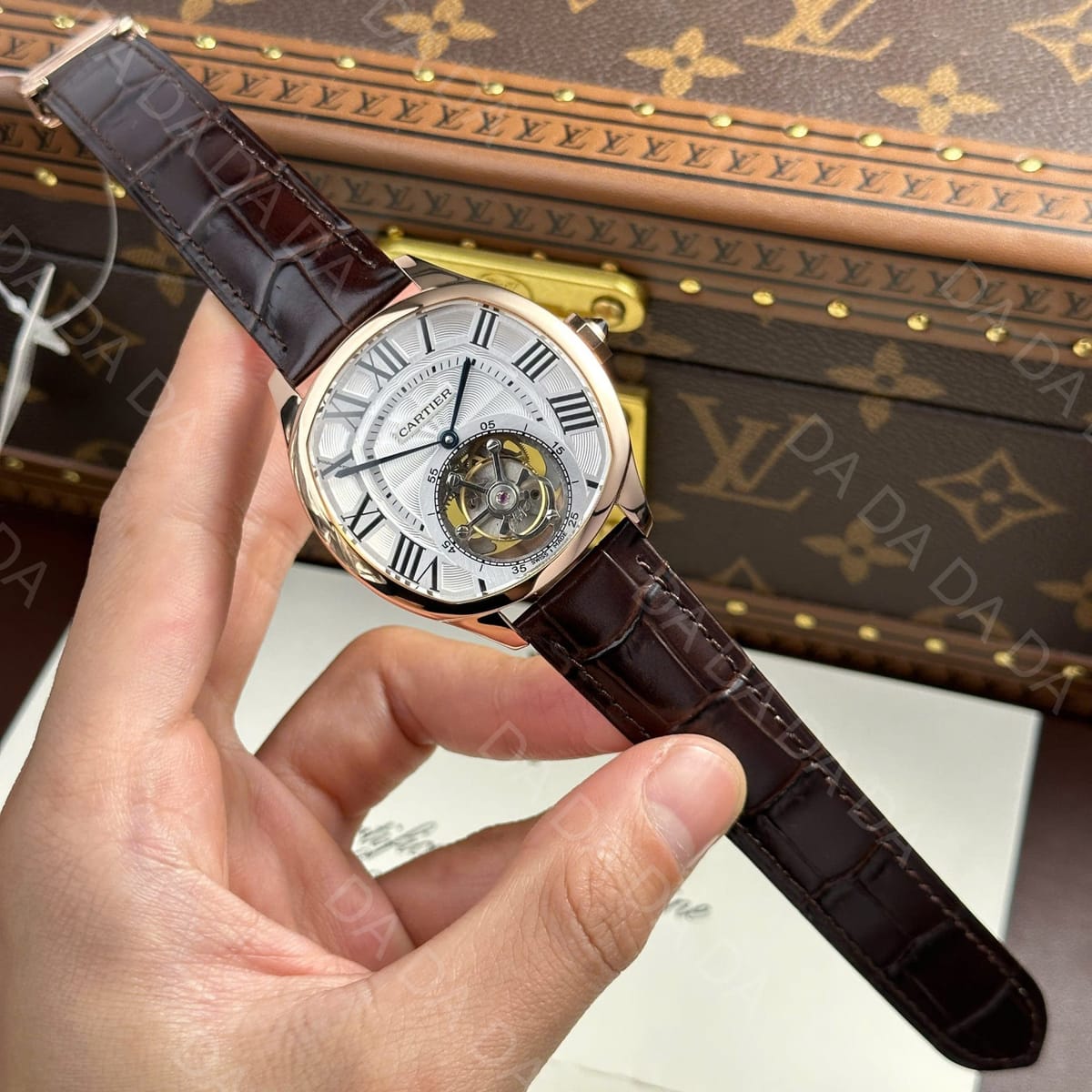 까르띠에  드라이브 플라잉 뚜르비옹 금통 41mm 3