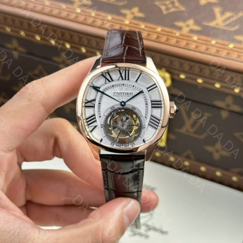 까르띠에  드라이브 플라잉 뚜르비옹 금통 41mm