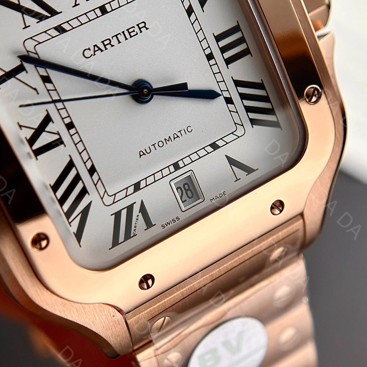 까르띠에 산토스 로즈골드 금통 라지 40mm 4