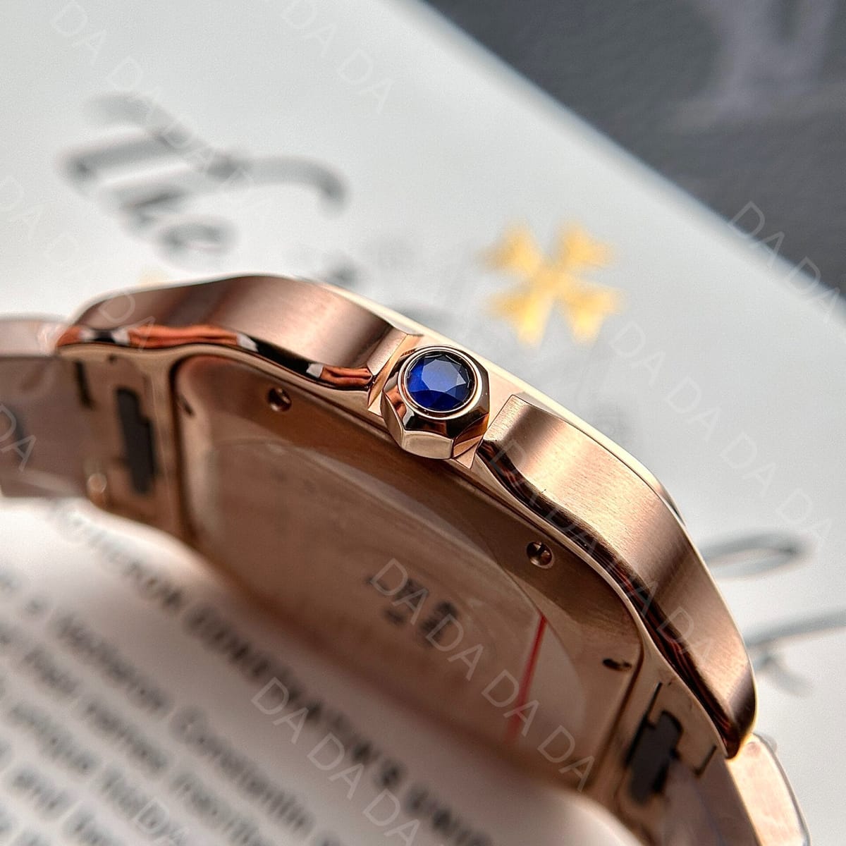 까르띠에 산토스 로즈골드 금통 라지 40mm 6