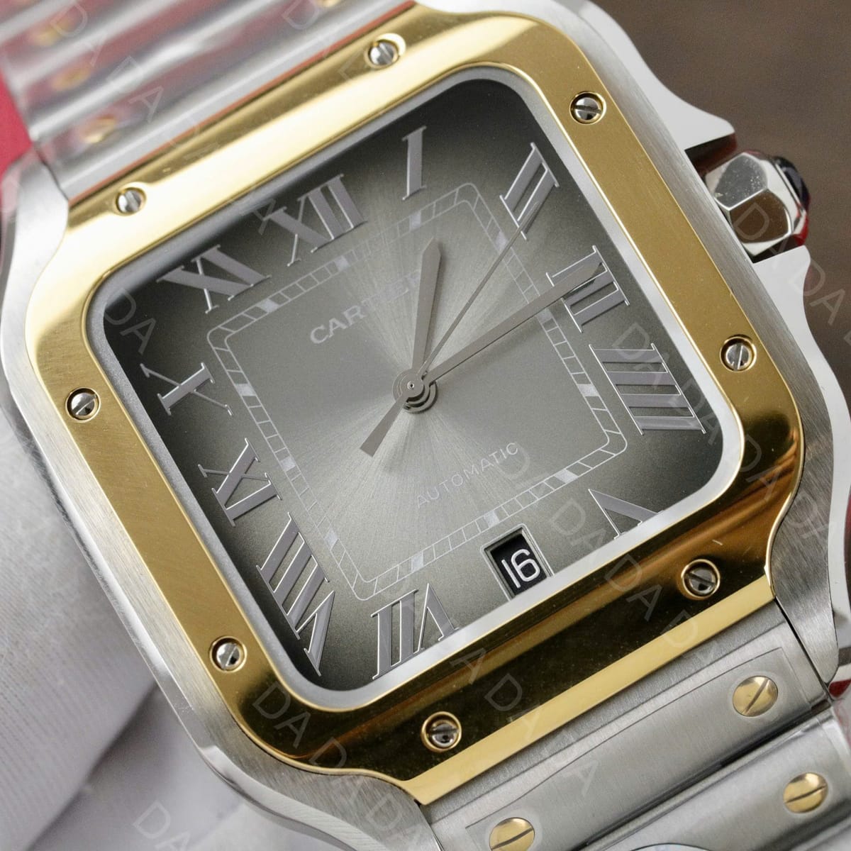 까르띠에 산토스 콤비 그레이다이얼 라지 40mm 6