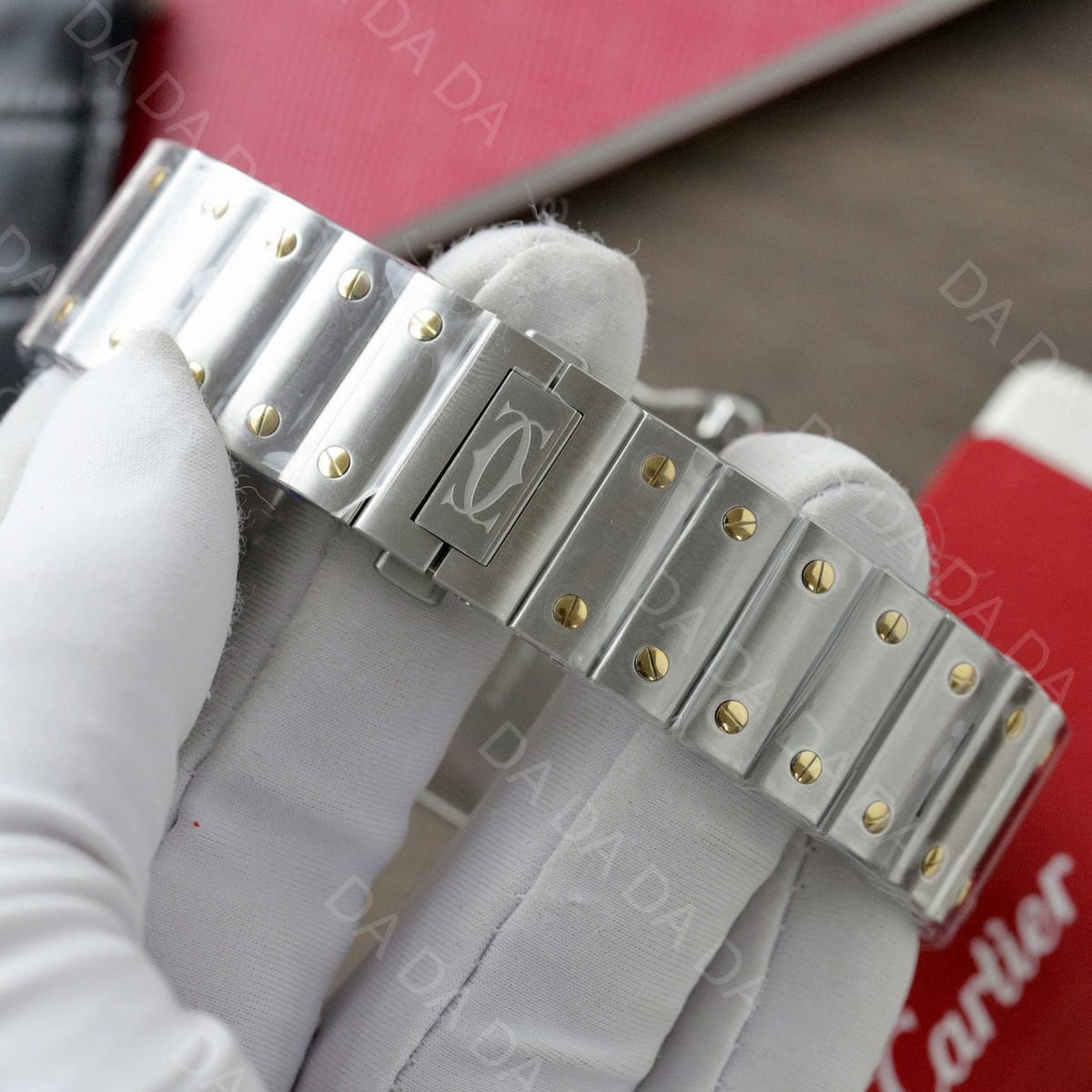 까르띠에 산토스 콤비 그레이다이얼 라지 40mm 12