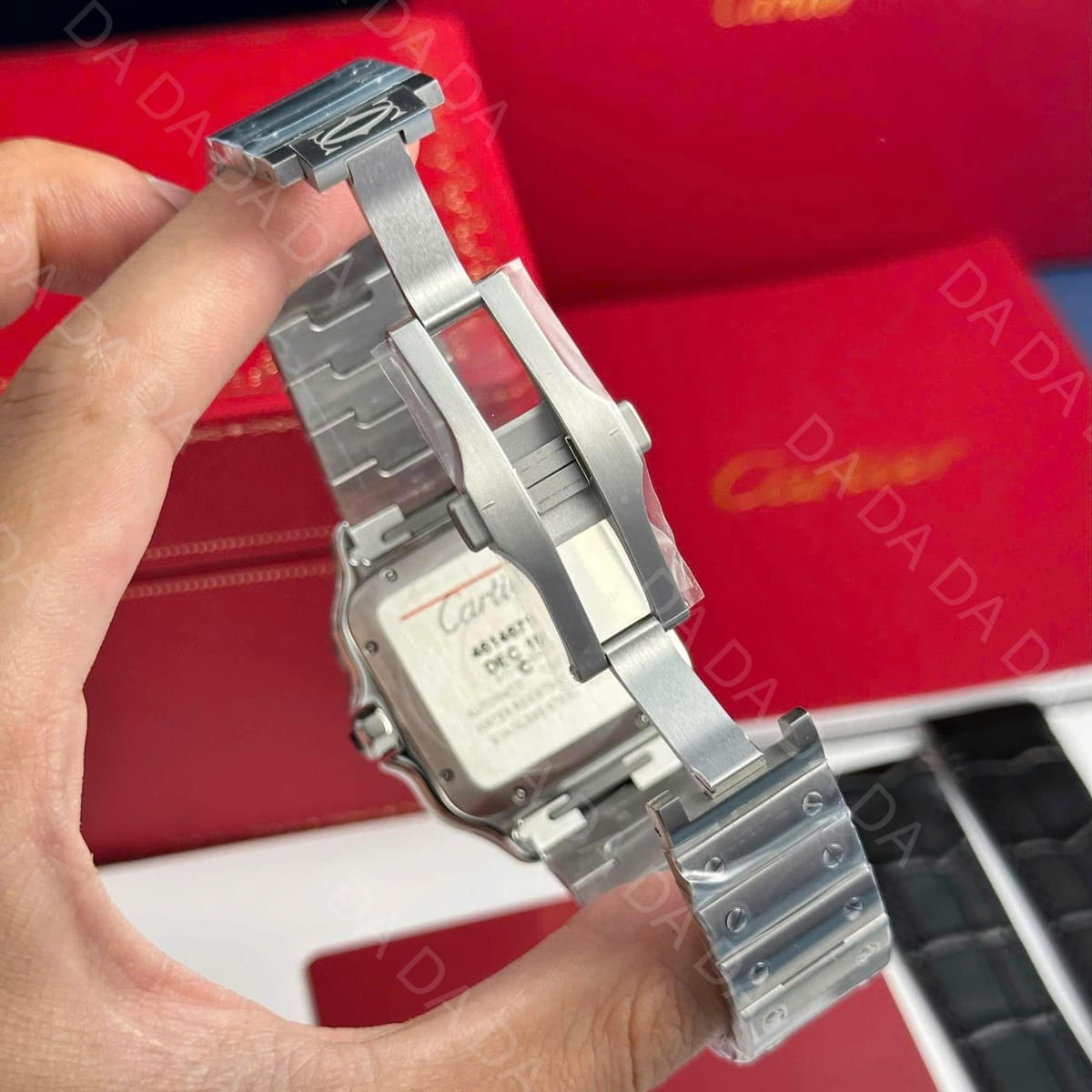 까르띠에 산토스 브라운다이얼 라지 40mm 7
