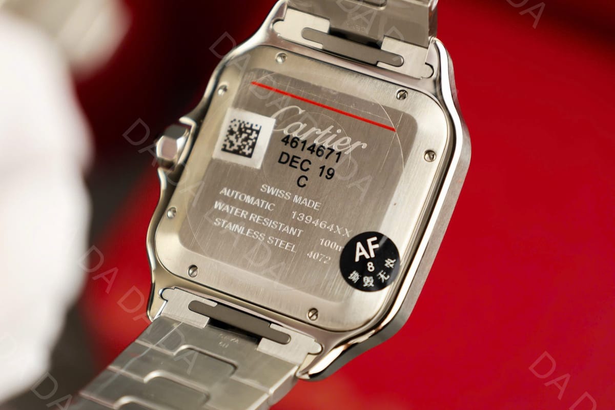 까르띠에 산토스 그레이다이얼 라지 40mm 12
