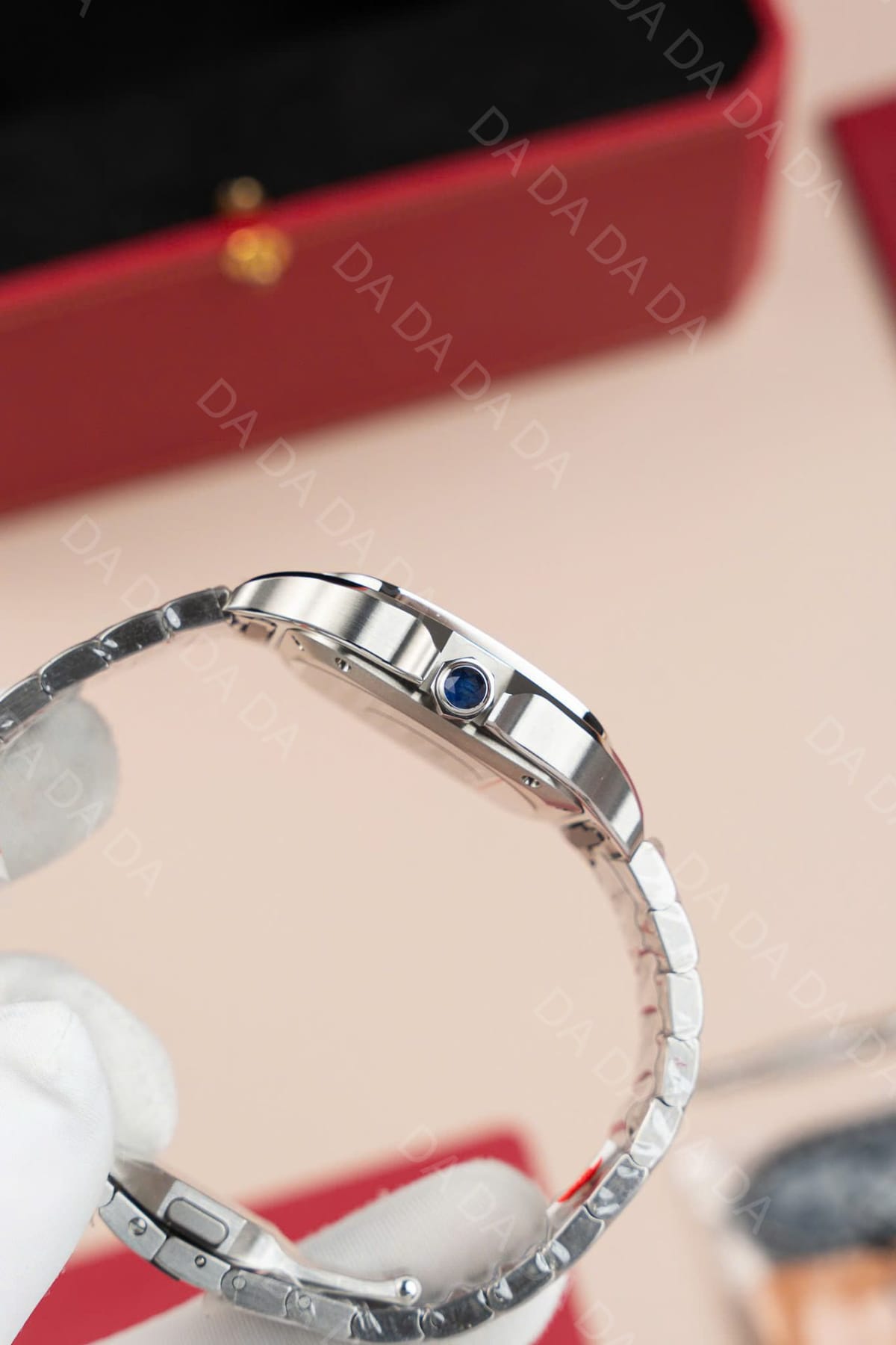 까르띠에 산토스 브라운다이얼 미디움 35.2mm 8