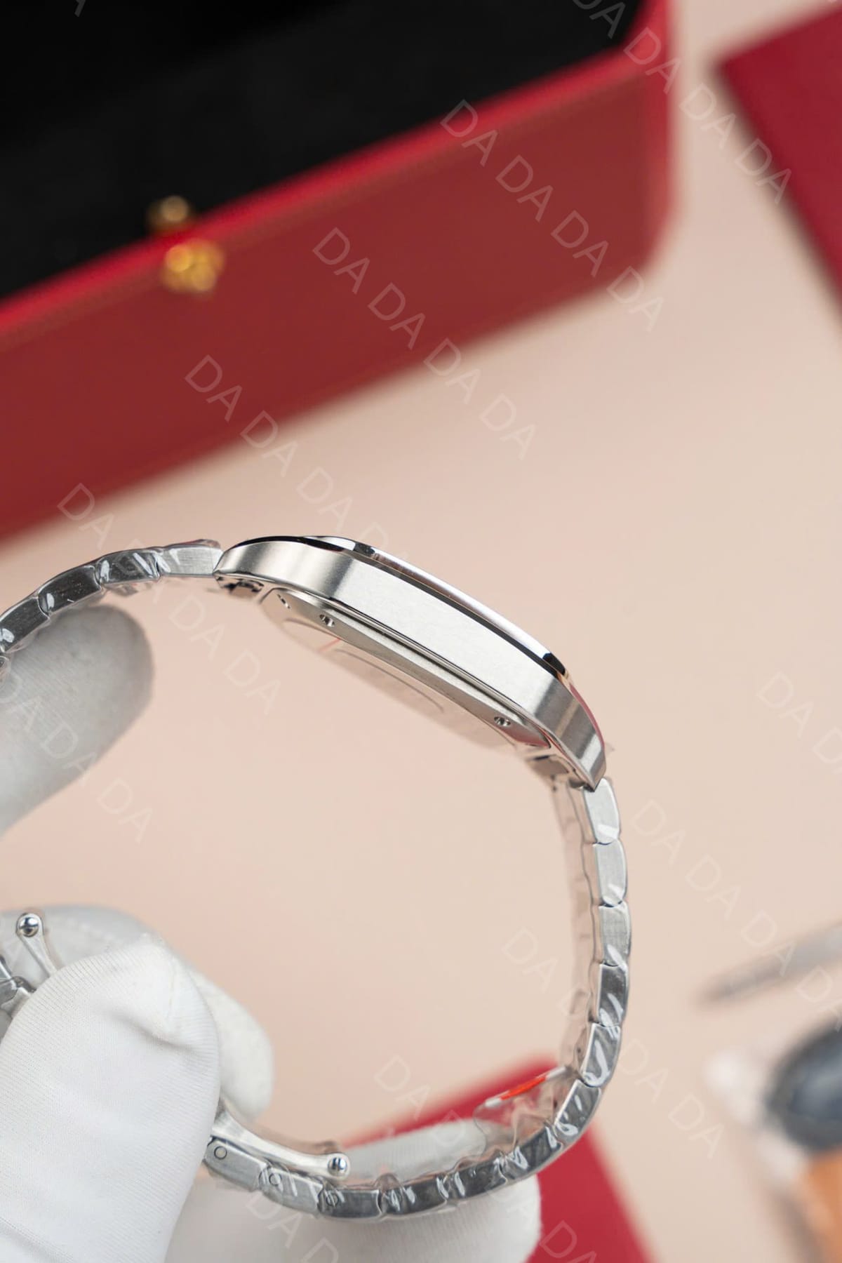까르띠에 산토스 브라운다이얼 미디움 35.2mm 9