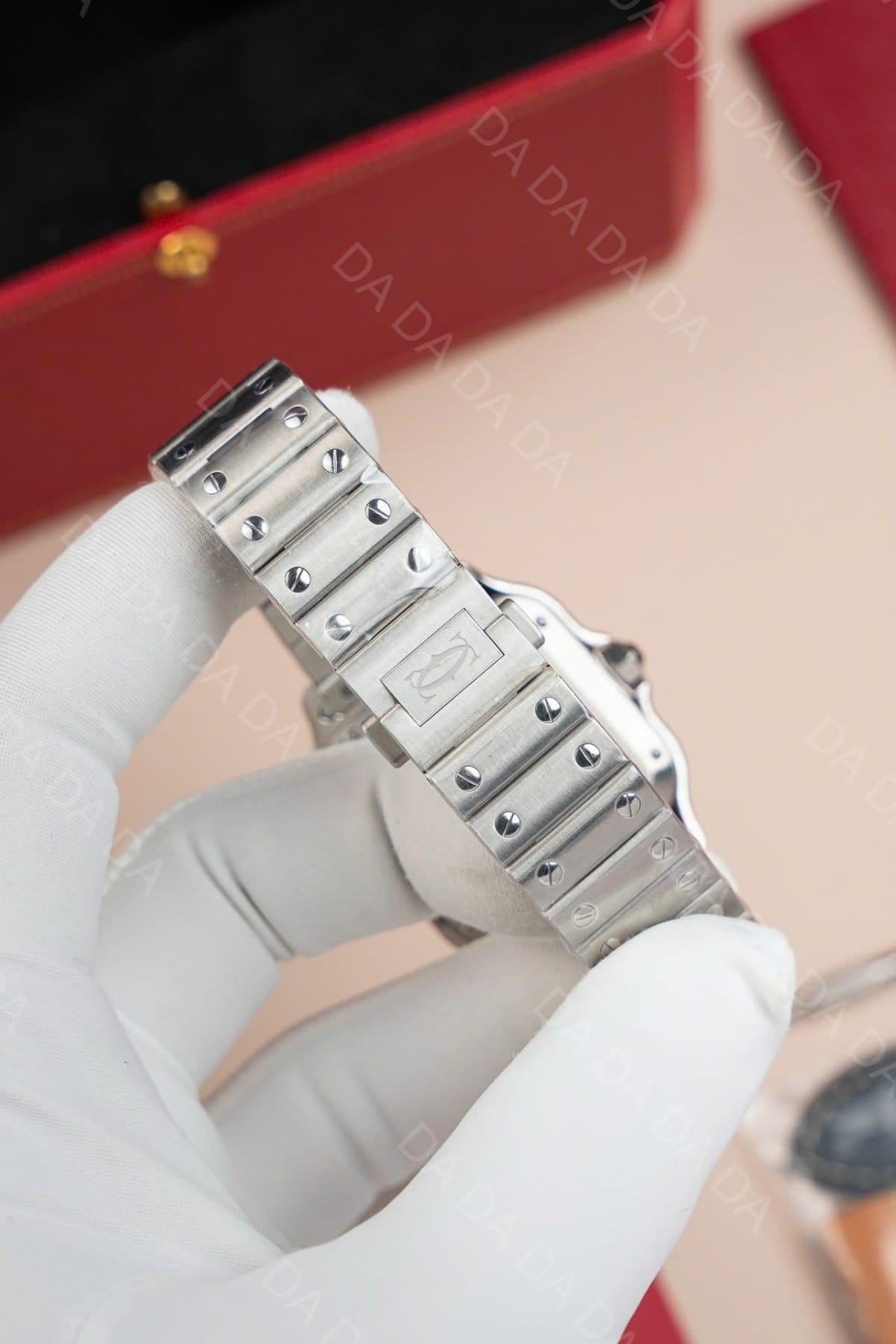 까르띠에 산토스 브라운다이얼 미디움 35.2mm 10