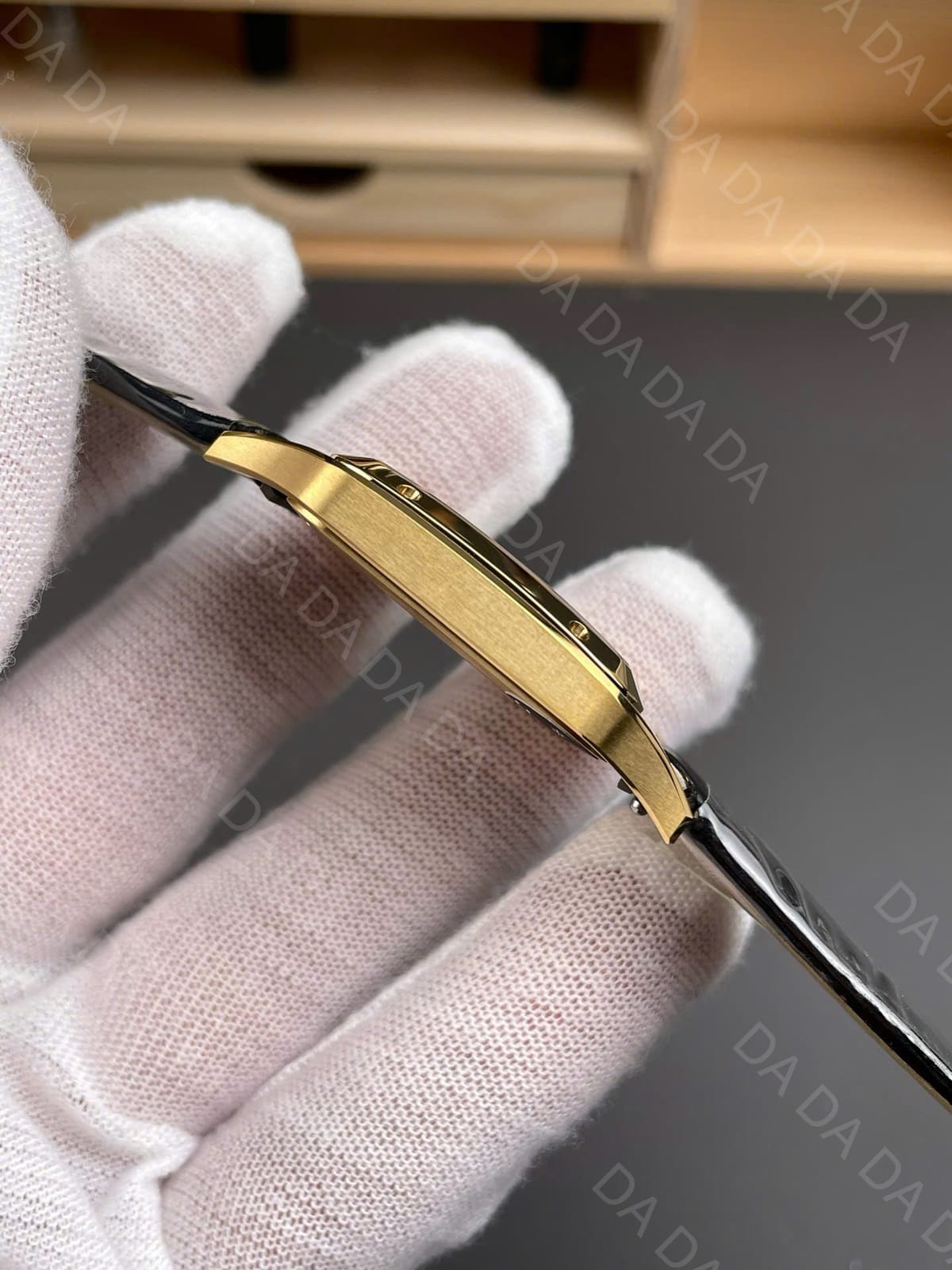까르띠에 산토스 뒤몽 금통 블랙다이얼 43.5mm 8