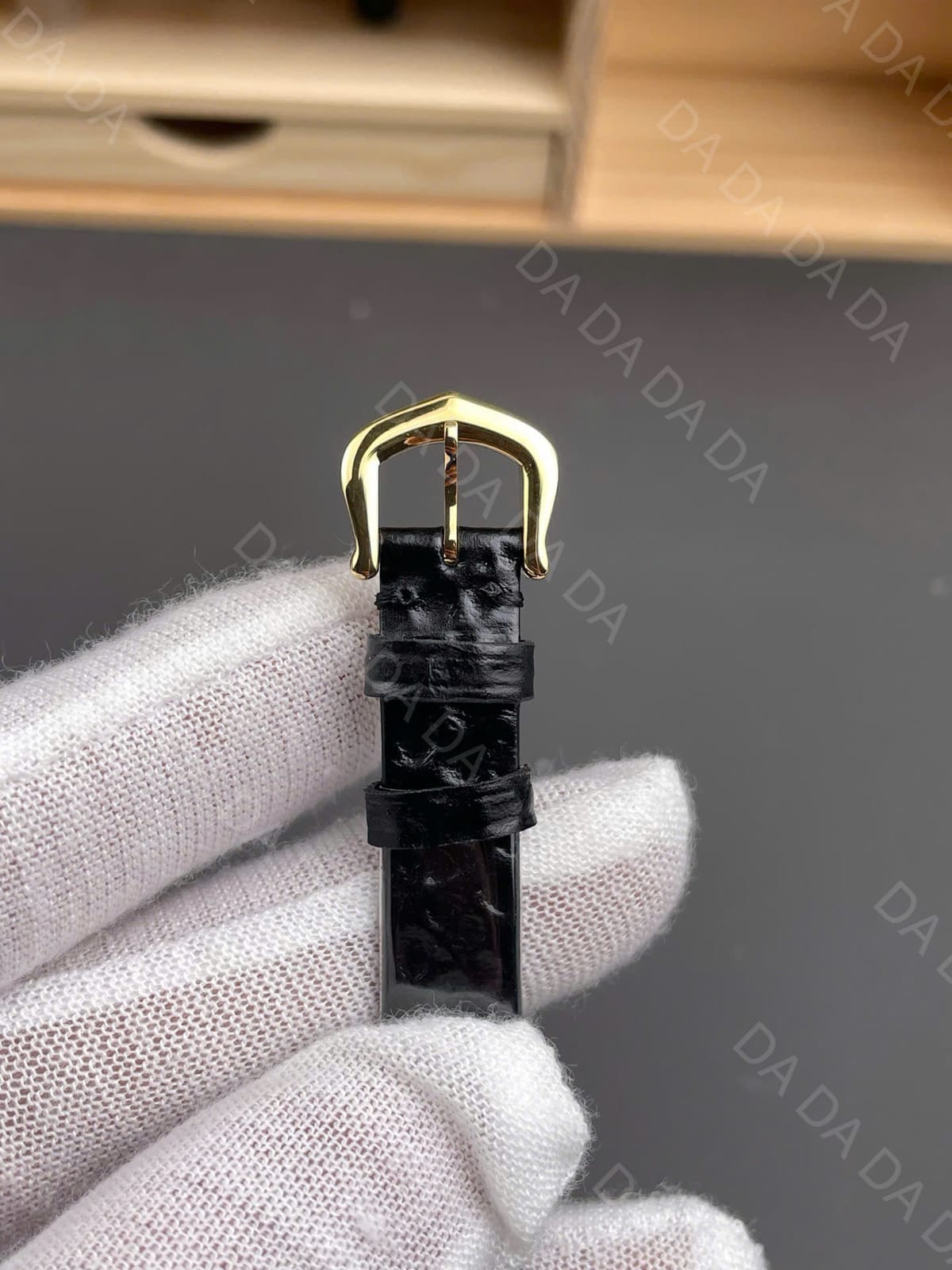 까르띠에 베누아 금통 가죽스트랩 스몰 31x23mm 10