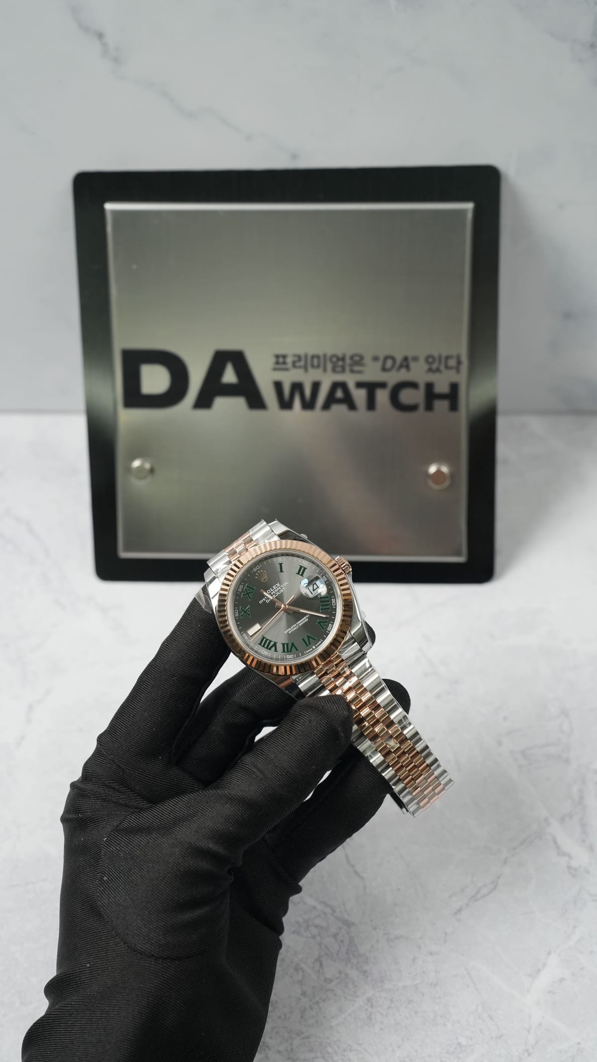 롤렉스 데이저스트 로즈골드 콤비 윔블던 41mm 4