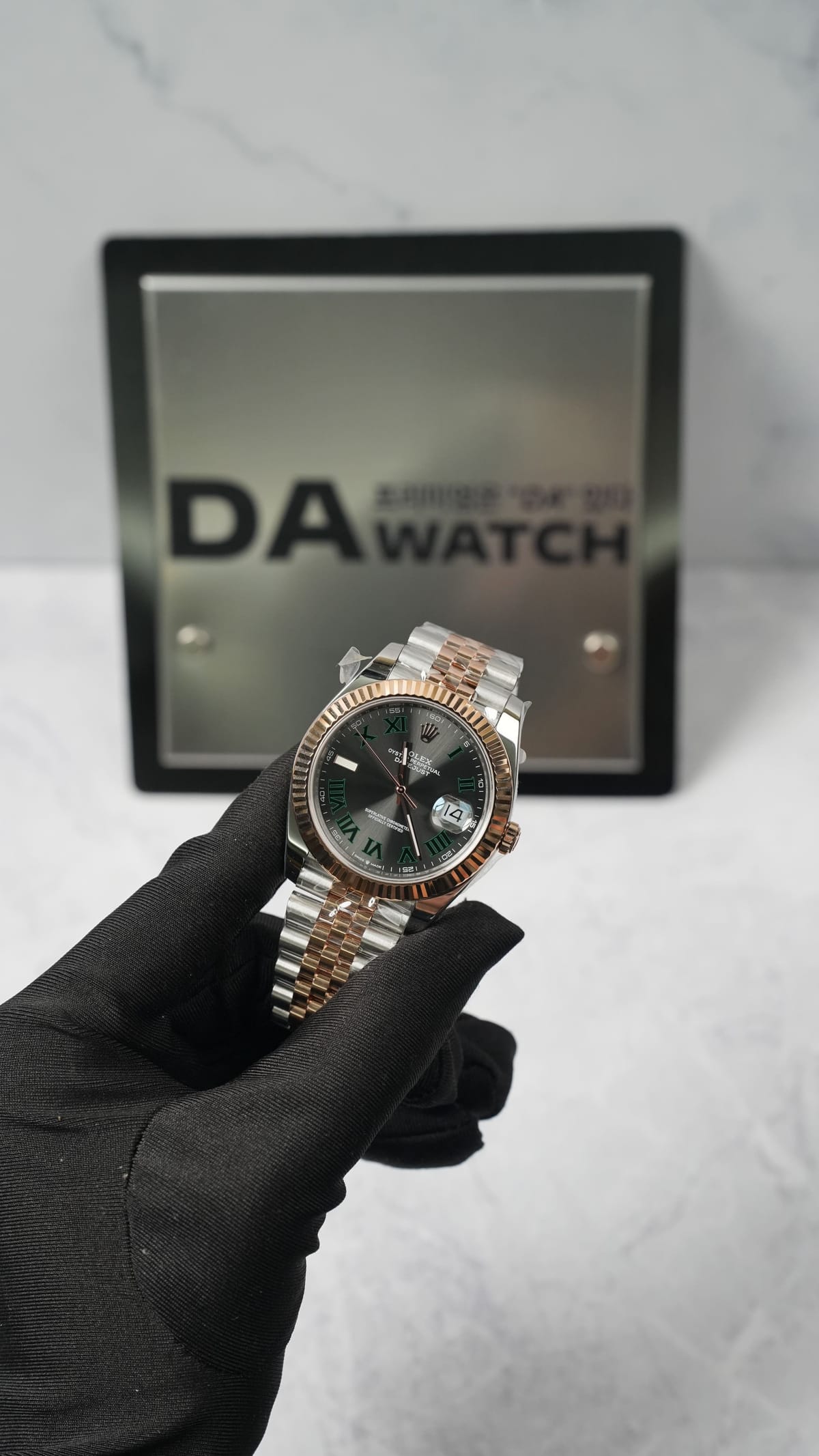 롤렉스 데이저스트 로즈골드 콤비 윔블던 41mm 5