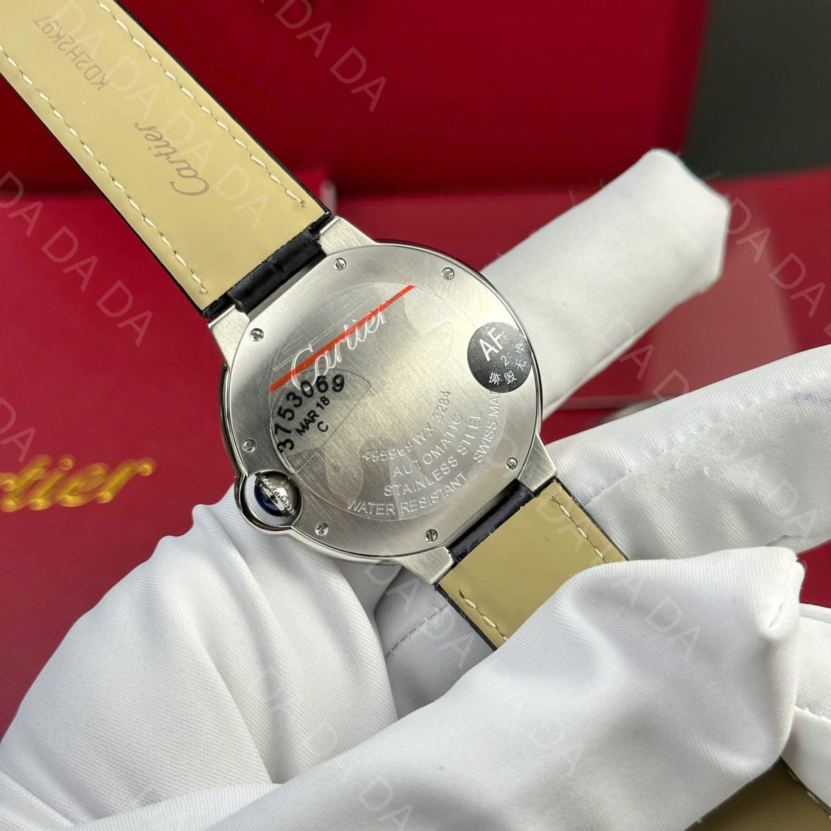 까르띠에 발롱블루 가죽밴드 오토메틱 33mm 3