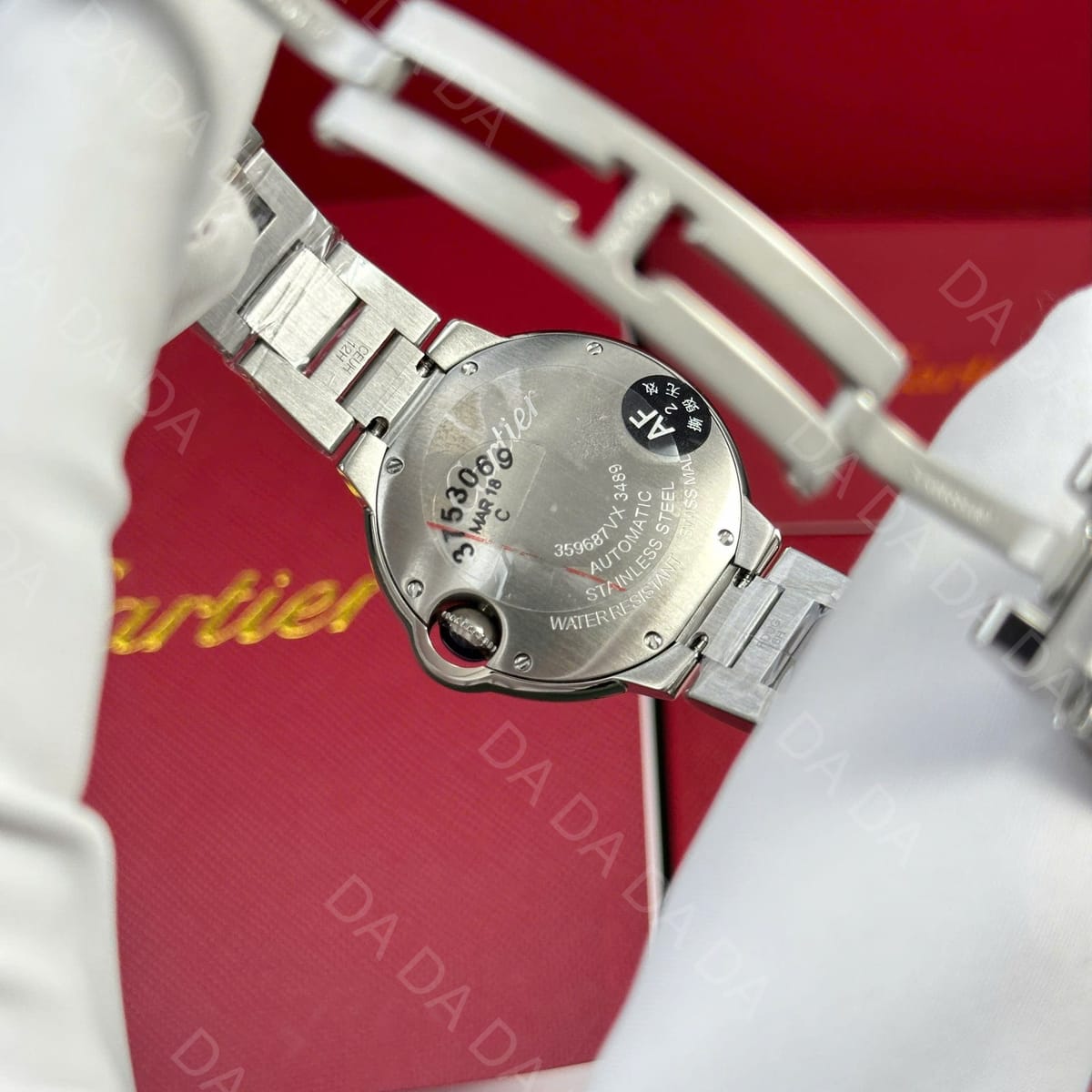 까르띠에 발롱블루 스틸 오토메틱 33mm 4