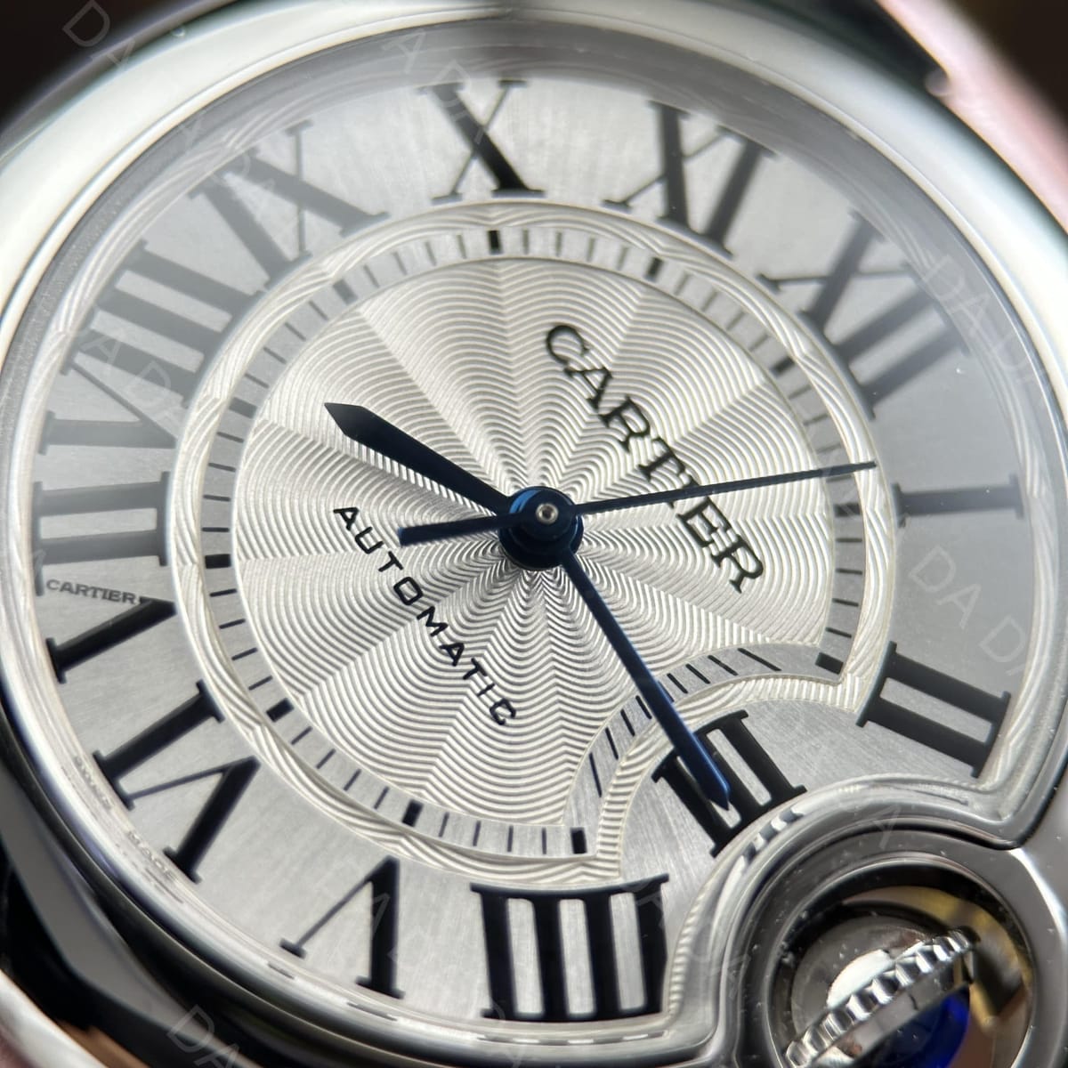 까르띠에 발롱블루 핑크 가죽스트랩 오토메틱 33mm 6