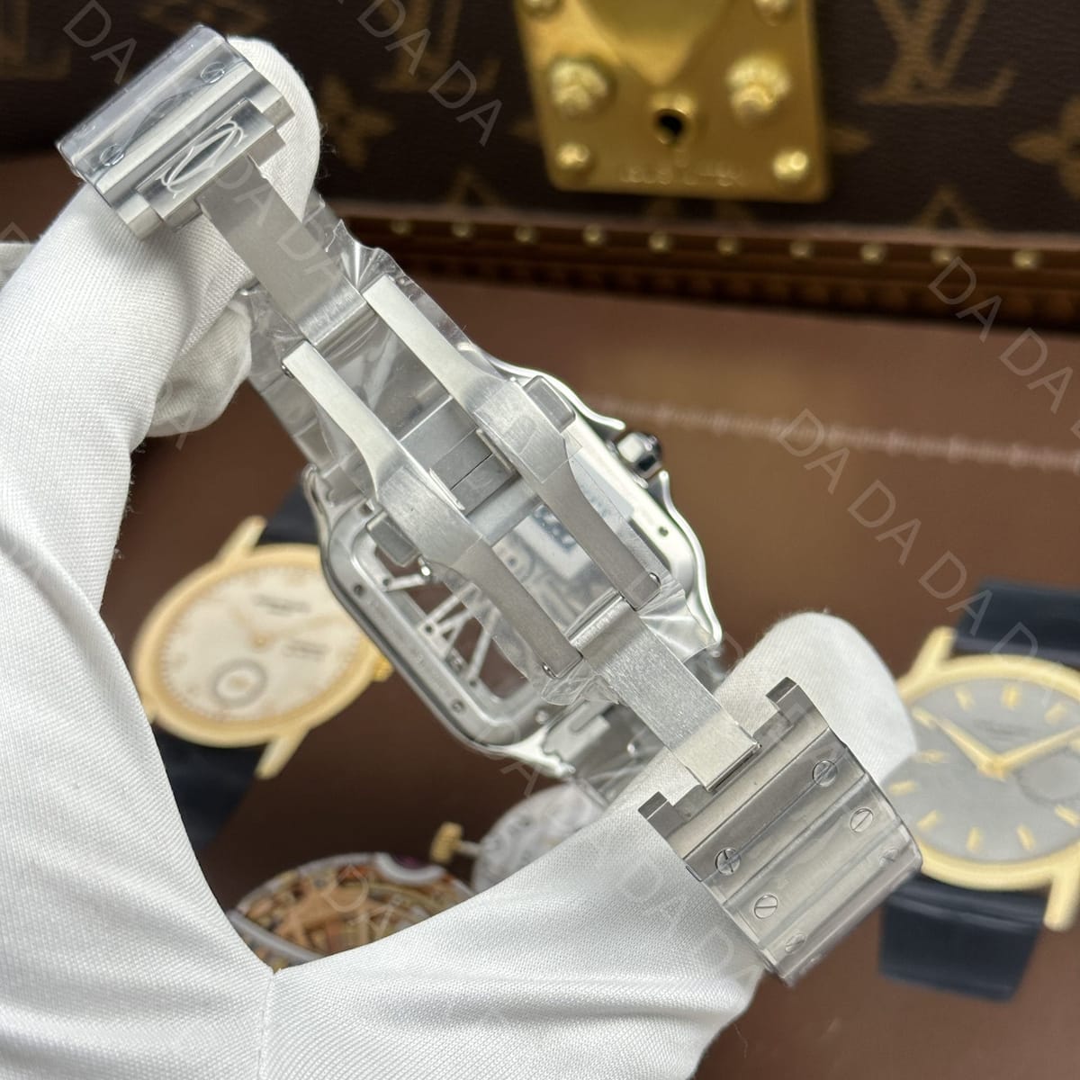 까르띠에 산토스 스켈레톤 라지 40mm 3