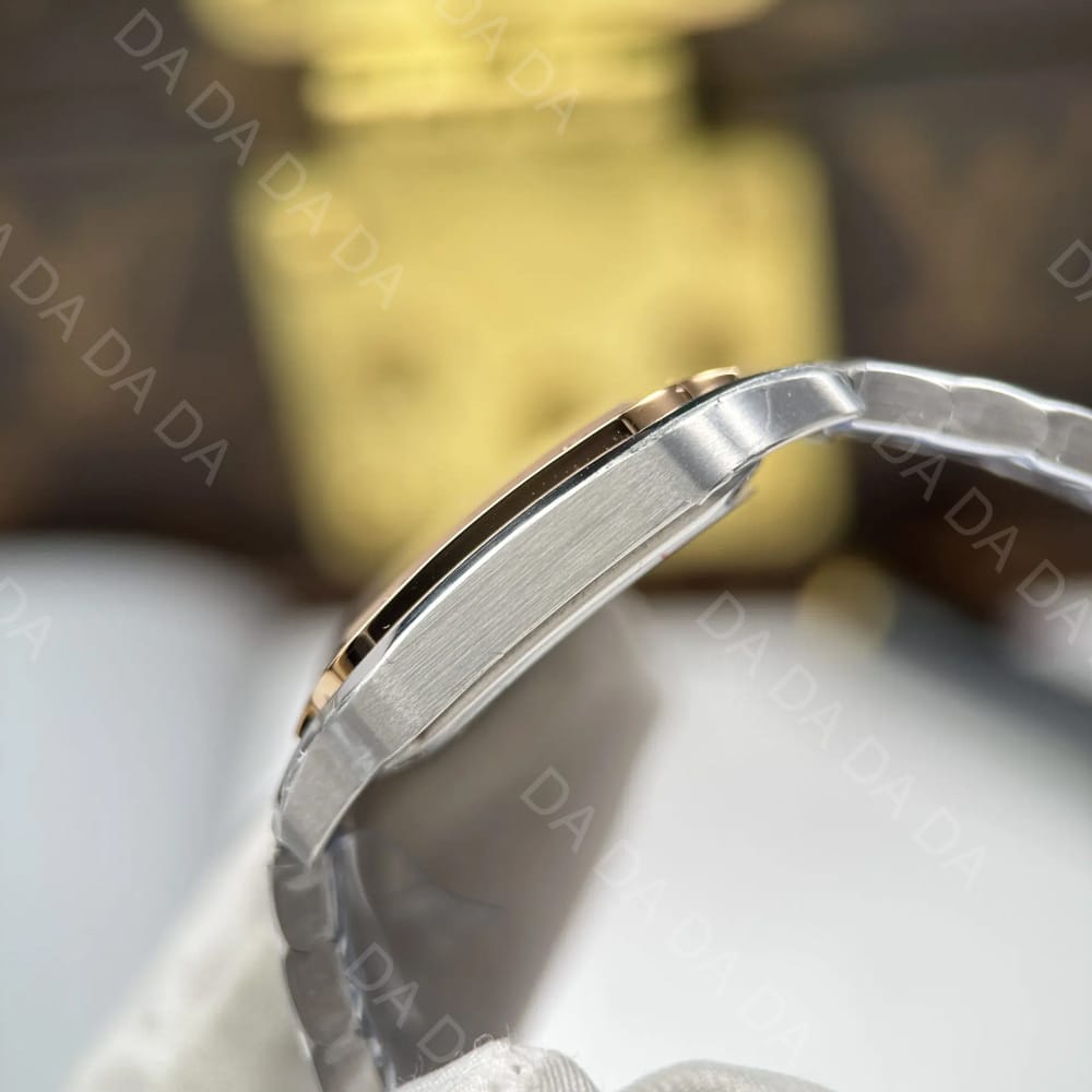 까르띠에 산토스 로즈골드 콤비 스몰 27mm 9