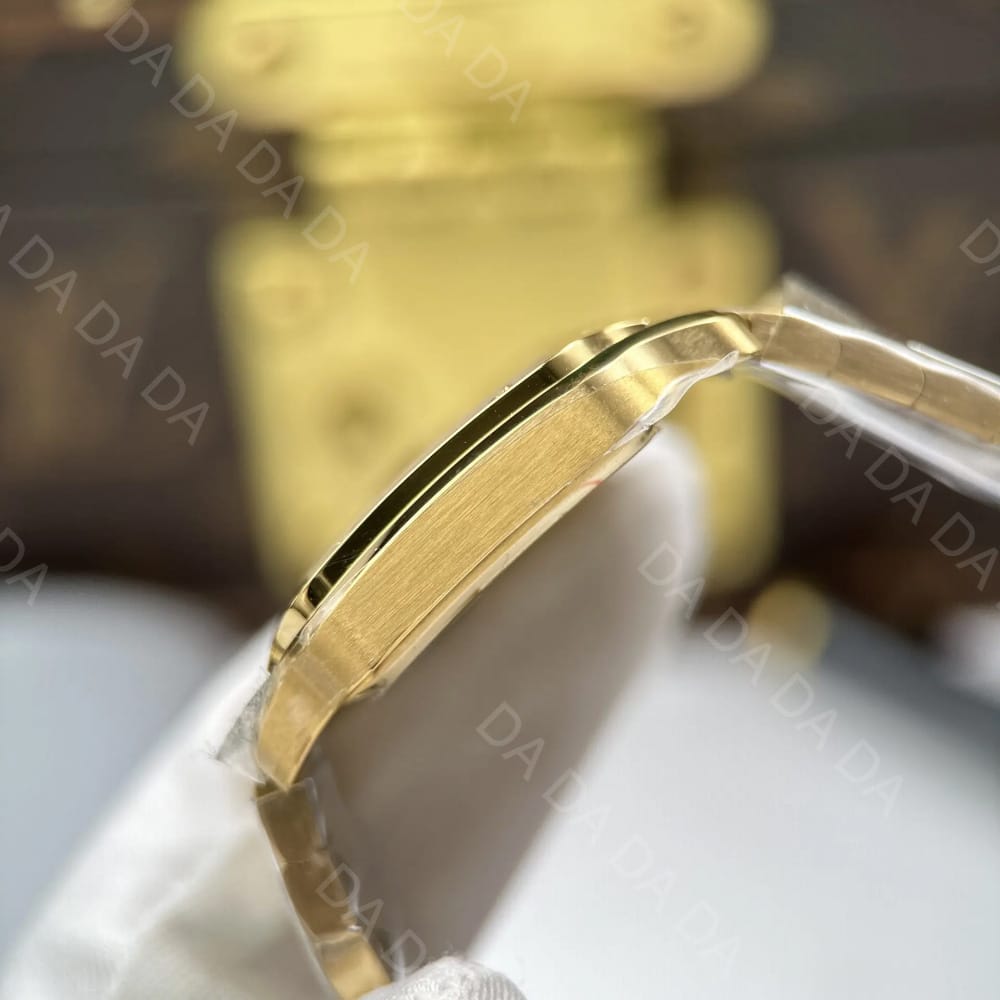 까르띠에 산토스 옐로우골드 금통 스몰 27mm 4