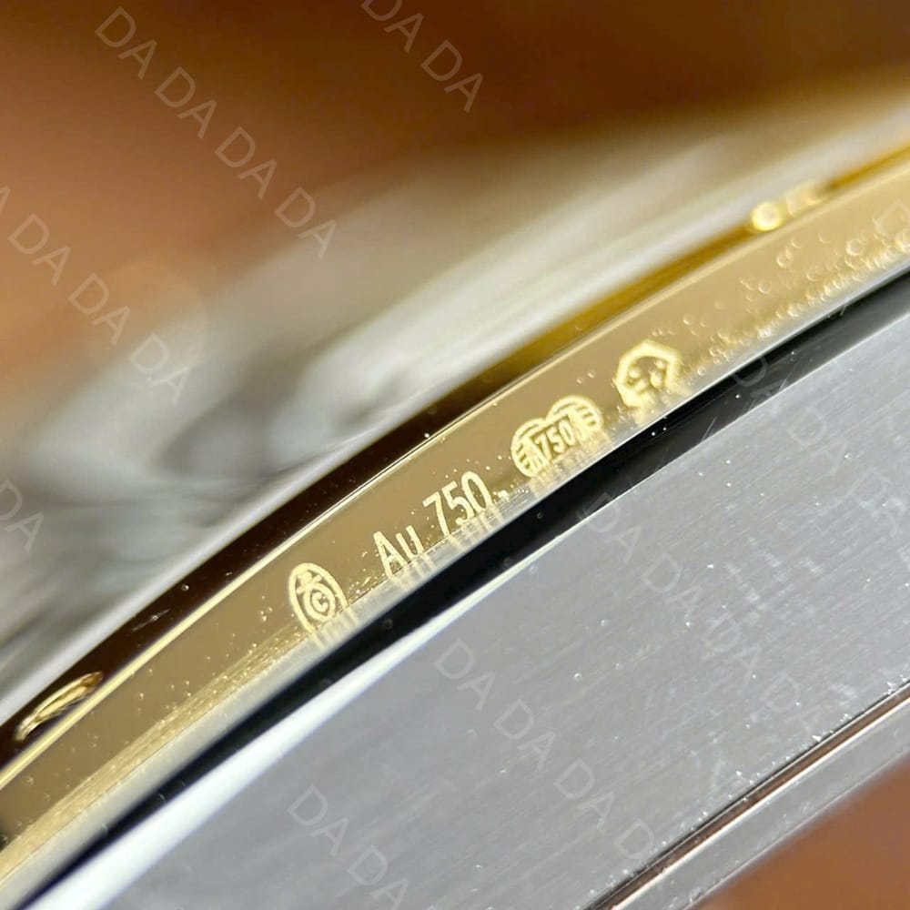 까르띠에 산토스 콤비 스켈레톤 라지 40mm 5