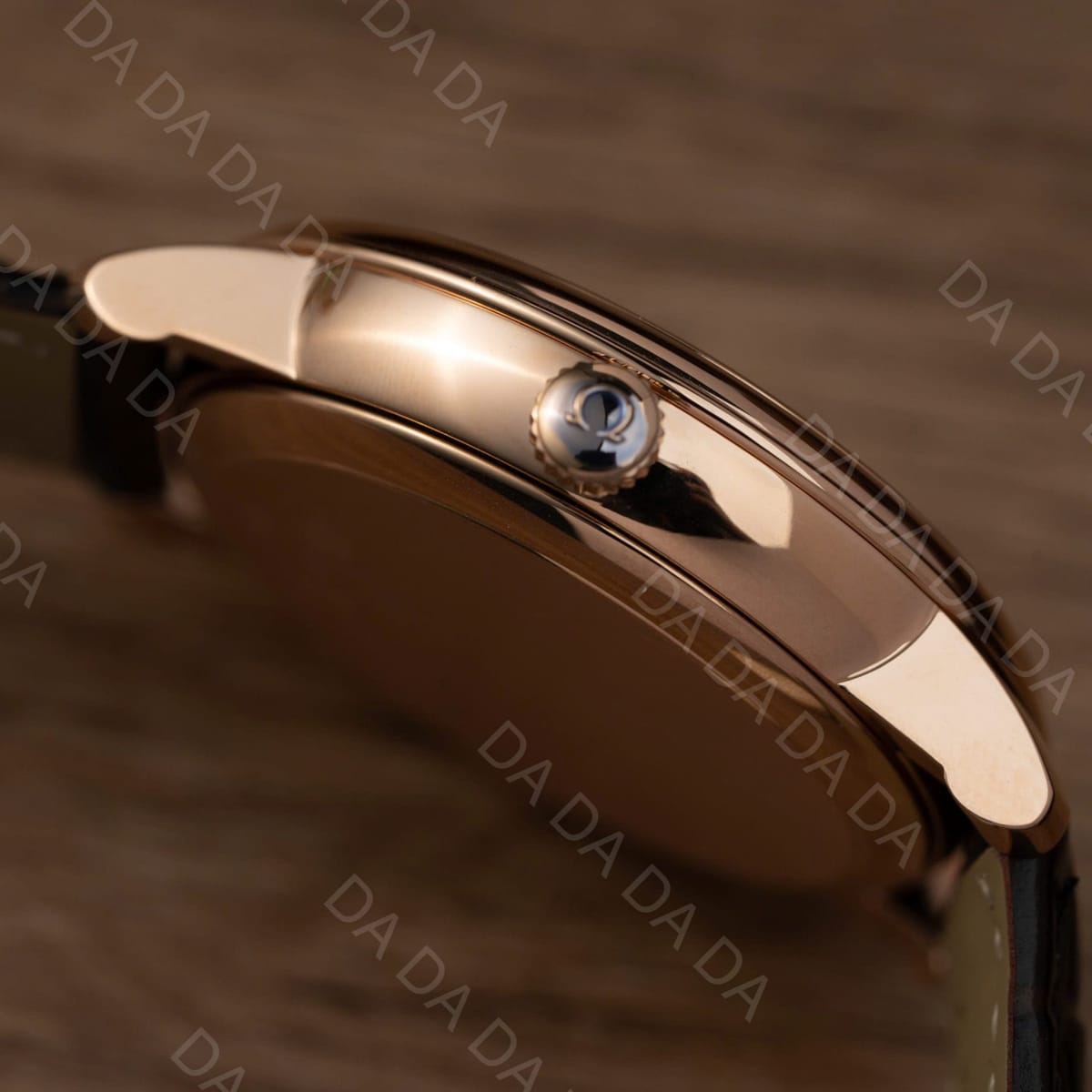 오메가 드 빌 프레스티지 로즈골드 금통 브라운스트랩 39.5mm 8