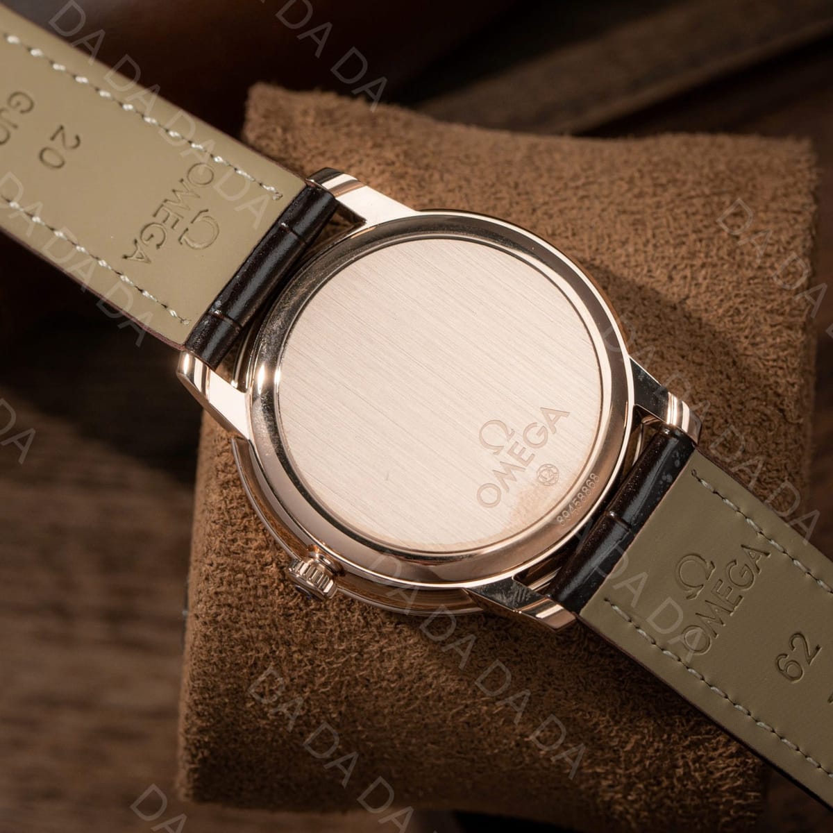 오메가 드 빌 프레스티지 로즈골드 금통 브라운스트랩 39.5mm 11