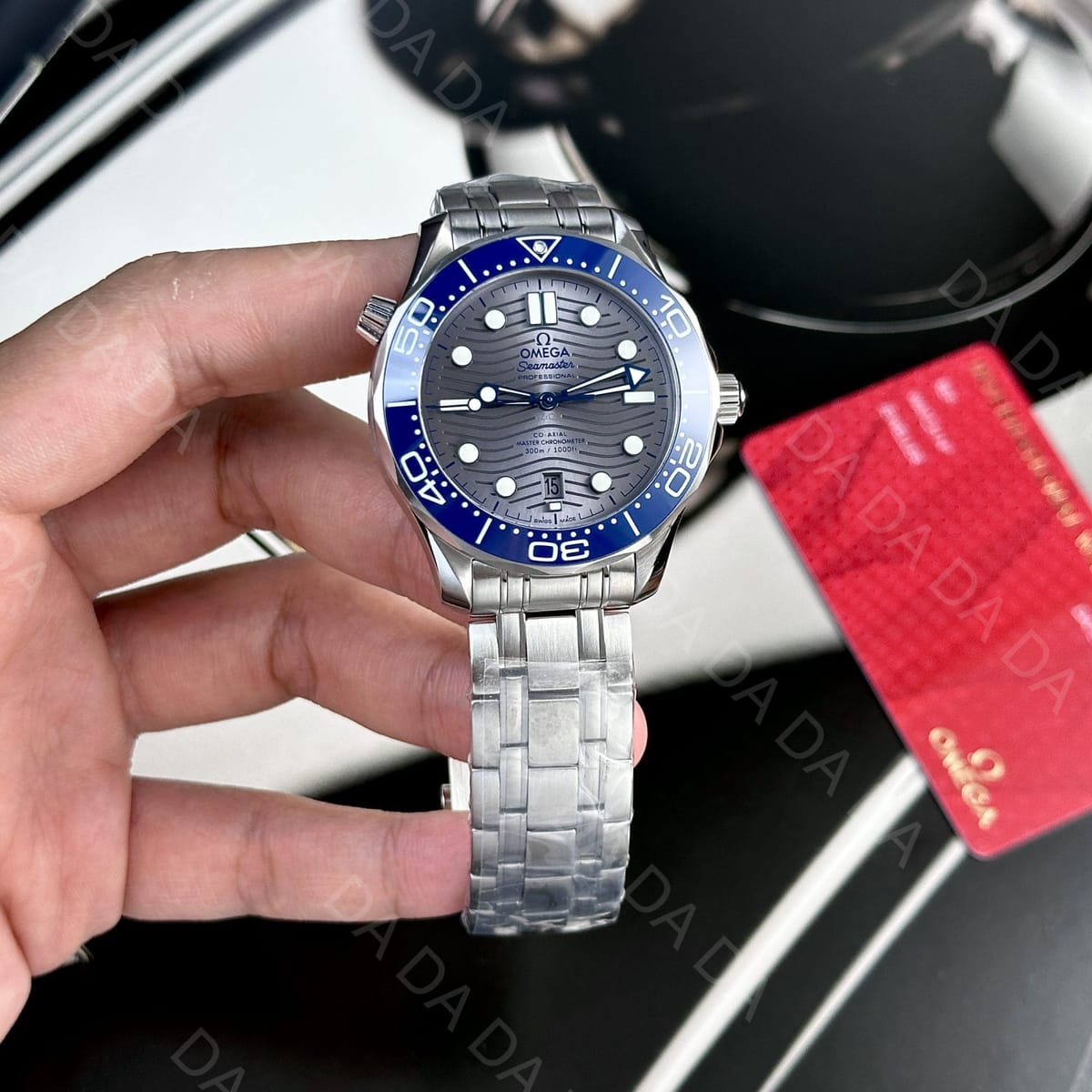 오메가 씨마스터 다이버 300 그레이판 블루베젤 42mm 4