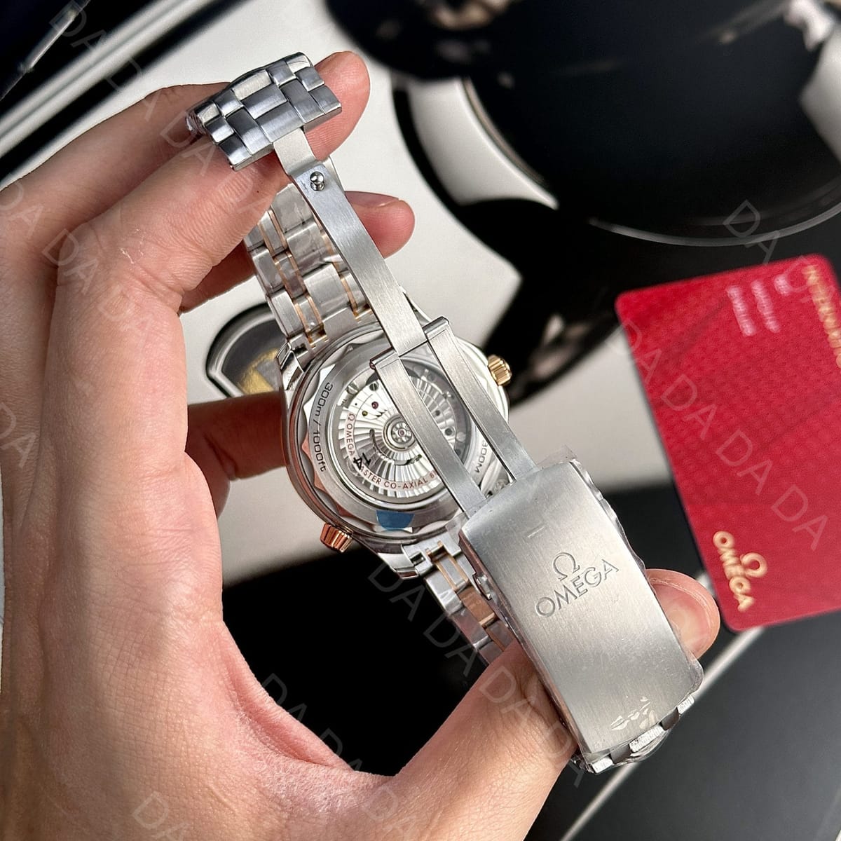오메가 씨마스터 다이버 300 로즈골드 콤비 청판 42mm 9