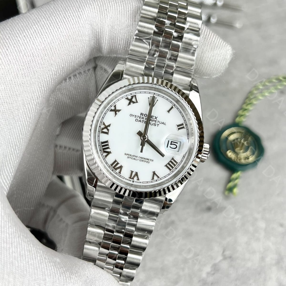 롤렉스 데이저스트 흰판 로만다이얼 36mm 4